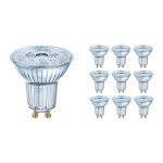 Mehrfachpackung 10x Osram Parathom LED-Spot GU10 PAR16 4.5W 350lm 36D - 927 Extra Warmweiß | Höchste Farbwiedergabe - Dimmbar - Ersatz für 50W