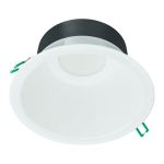Philips LED Downlight Coreline DN142B Aluminium Weiß 19.2W 2300lm 60D - 830 Warmweiß | Ausschnitt 200mm - IP20 - Weiß Reflektor