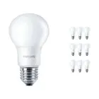 Mehrfachpackung 10x Philips CorePro LEDbulb E27 A60 5W 840 A60 Matt | Ersatz für 40W
