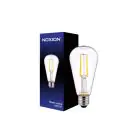 Noxion Lucent LED E27 Birne Fadenlampe Klar 4W 470lm - 827 Extra Warmweiß | Ersatz für 40W