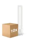 Mehrfachpackung 10x Philips Corepro PL-L LED 8W 960lm - 830 Warmweiß | Ersatz Für 18W